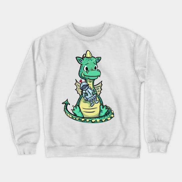 Dragon Crewneck Sweatshirt by randomship